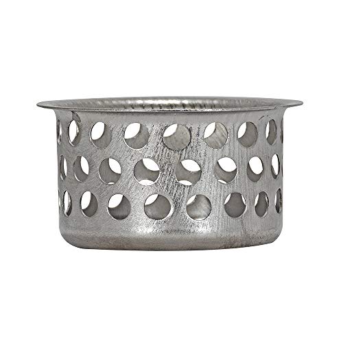 EZ-FLO 1-1/2 Inch Bathroom Tub or Sink Replacement Basket, Drain Strainer, Stainless Steel, EZ-30063