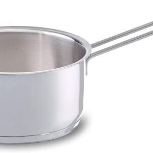 Fissler 008-166-14-100 Single-Handed Pot, Snacky, Sauce Pan, Silver, 5.5 inches (14 cm), Small, Gas Stove/Induction Compatible