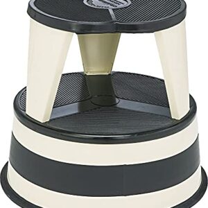 Cramer Kik Step Steel Step Stool - Two Step Stool, Holds 350 lbs (Beige)