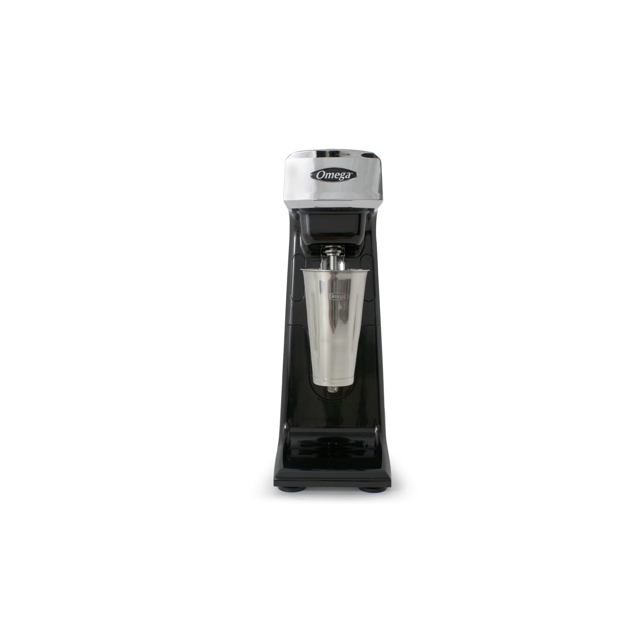 Omega M1000 Commercial Milk Shake Maker Single Spindle, 1/3 Horsepower, Black