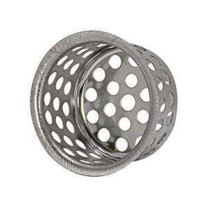 EZ-FLO 1-1/2 Inch Bathroom Tub or Sink Replacement Basket, Drain Strainer, Stainless Steel, EZ-30063