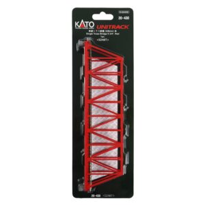 Kato USA Inc. N 248mm 9-3/4 Truss Bridge Red KAT20430 N Track