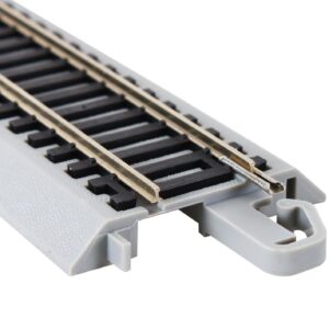 Bachmann Trains - Snap-Fit E-Z TRACK 28” RADIUS 18 DEGREE CURVED TRACK (5/card) - NICKEL SILVER Rail With Gray Roadbed - HO Scale