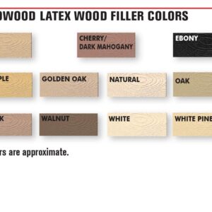 FamoWood 40022144 Latex Wood Filler - Pint, White