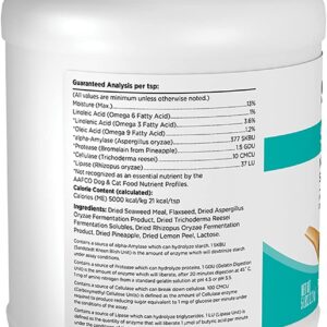 Solid Gold SeaMeal Cat & Dog Food Topper - Kelp Powder Dog & Cat Multivitamin - Omega 3 & Digestive Enzymes for Skin & Coat, Gut + Immune Support - 5 LB