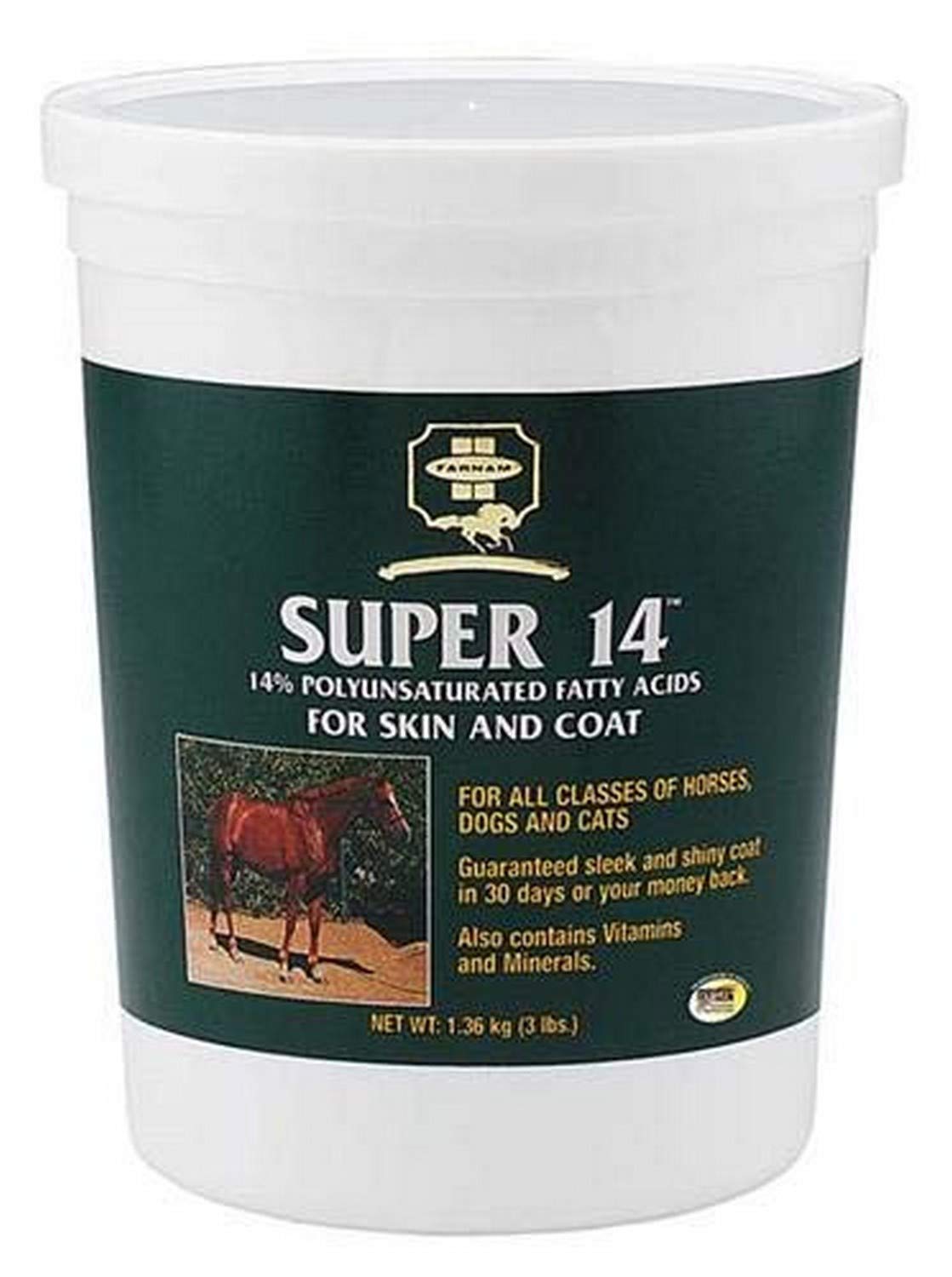 Farnam Super 14 Healthy Skin & Coat Supplement, 3 lbs (32304)