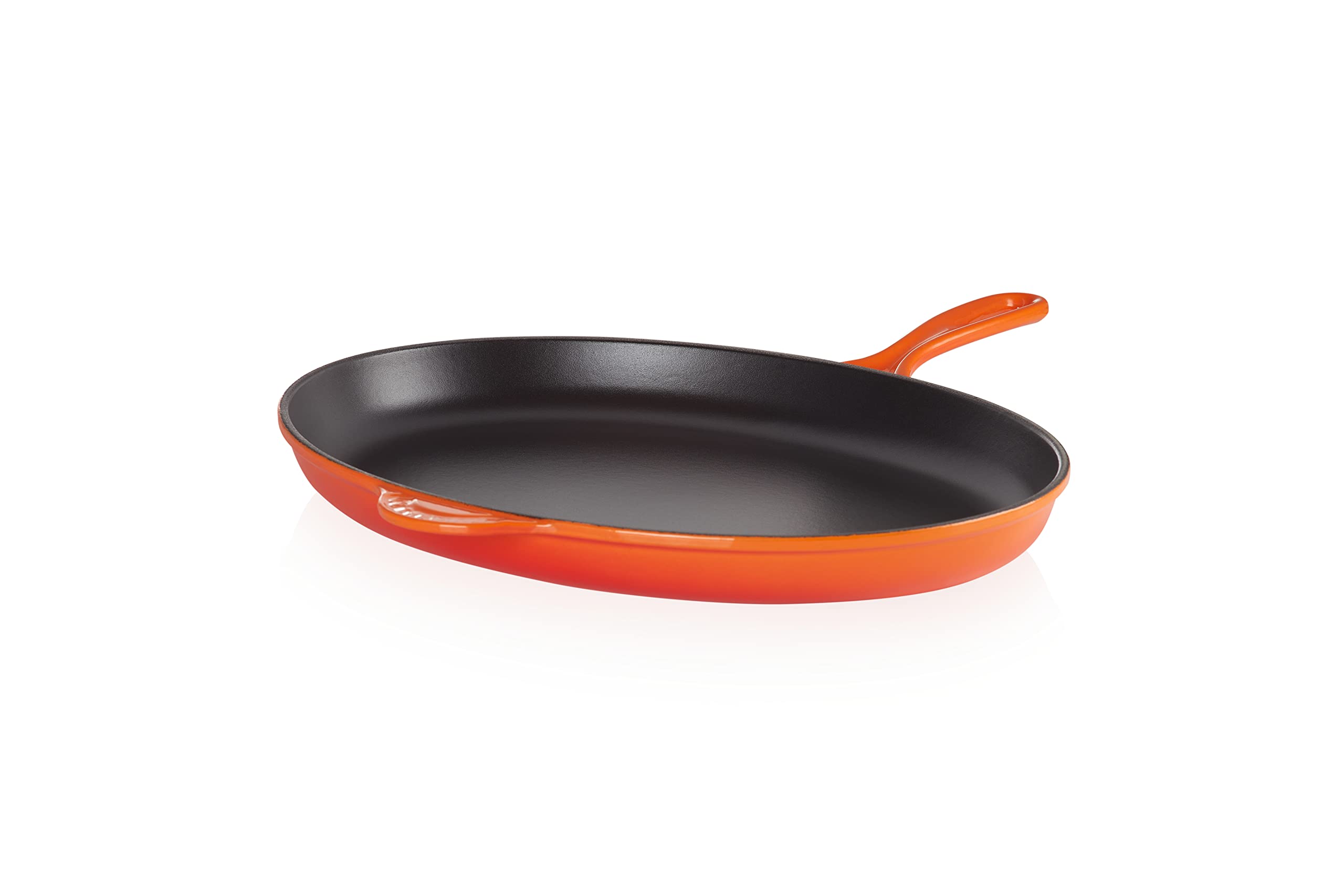 Le Creuset Enameled Cast-Iron 15.75 Inch Oval Skillet, Flame