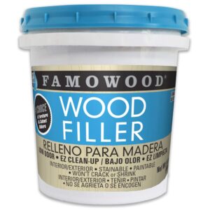 famowood 40022148 latex wood filler - pint, white pine