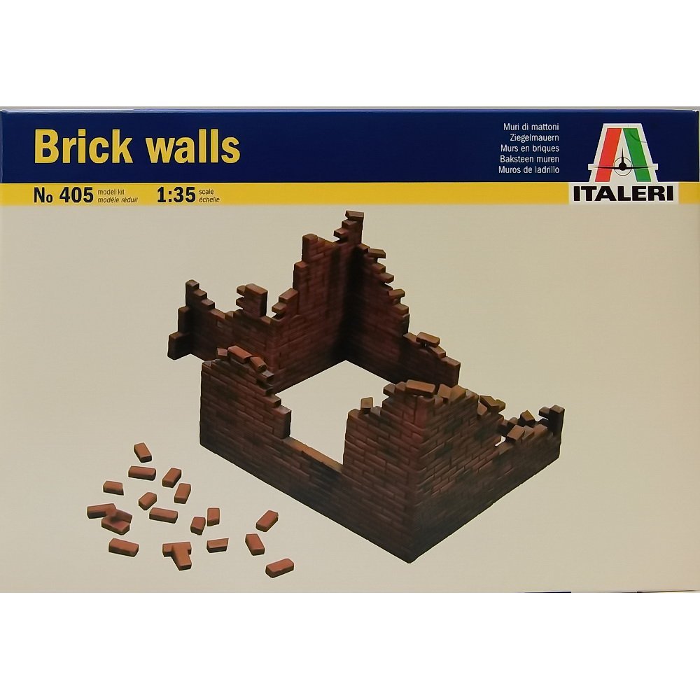 Italeri Models World War II Brick Walls Model Kit