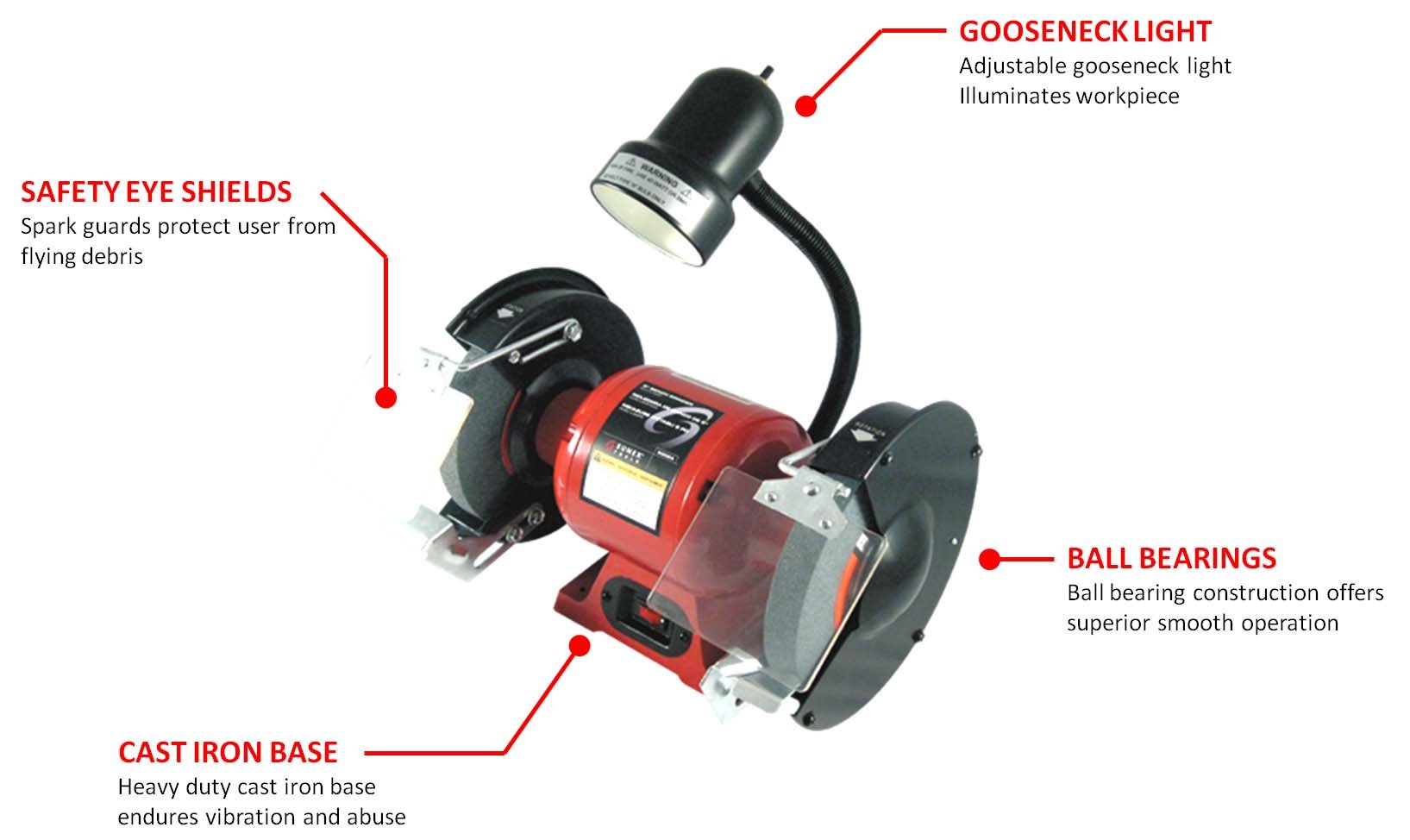 Sunex 8 inch Bench Grinder