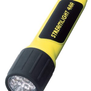 Streamlight 68200 4AA ProPolymer LED Flashlight with White LEDs, Yellow - 67 Lumens