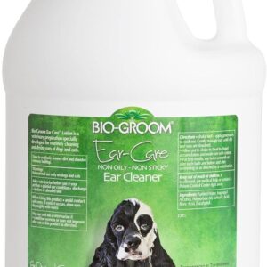 Bio-Groom Ear-Care Dog Ear Cleaner – Dog Ear Drops, Cruelty-Free, Made in USA, Gentle Wax Remover, Pet Ear Cleaner for Dogs and Cats – 1 Gallon