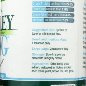 Green Foods Corporation Barley Dog Canine Formula, 11oz