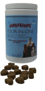 hugs & kisses warren eckstein's four-in-one dog vitamin mineral supplement treats