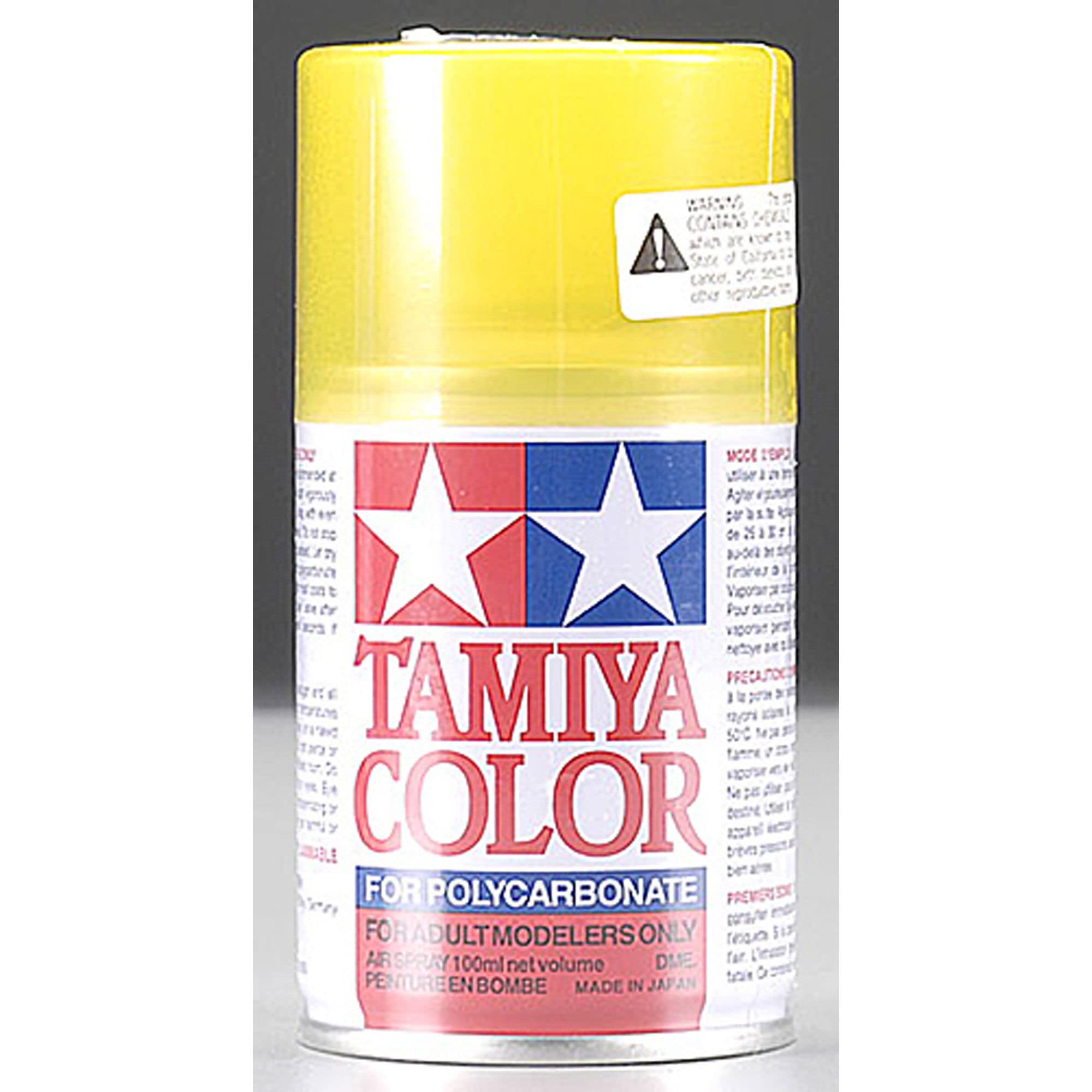 Tamiya 86042 PS-42 Translucent Yellow Spray Paint, 100ml Spray Can TAM86042, Brown