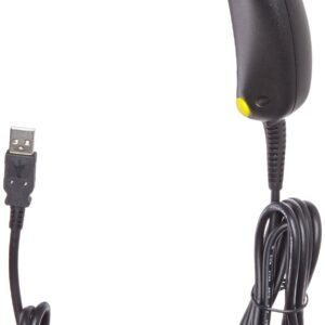 Wasp WCS3905 Waspnest ABS CCD Handheld Laser Barcode Scanner with 6' USB Cable, 45 scan/s Scan Rate, 5V DC