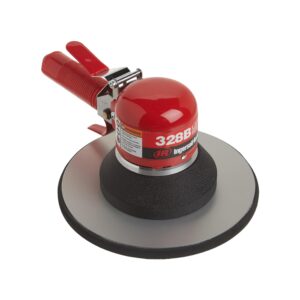 ingersoll rand 328b dual action geared orbital air sander, 8" adhesive pad, 5/32" orbit, 825 rpm, 0.25 hp