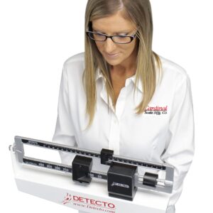 DETECTO 439 Mechanical Physician Beam Scale with Height Rod