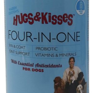 HUGS & KISSES Warren Eckstein's Four-in-One Dog Vitamin Mineral Supplement Treats