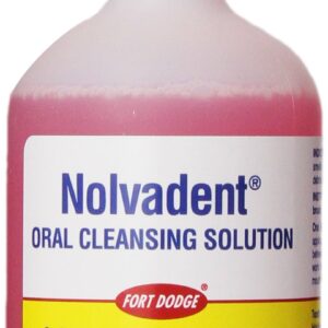 Fort Dodge Animal Nolvadent Oral Cleansing Solution Bottle, 8-Ounce