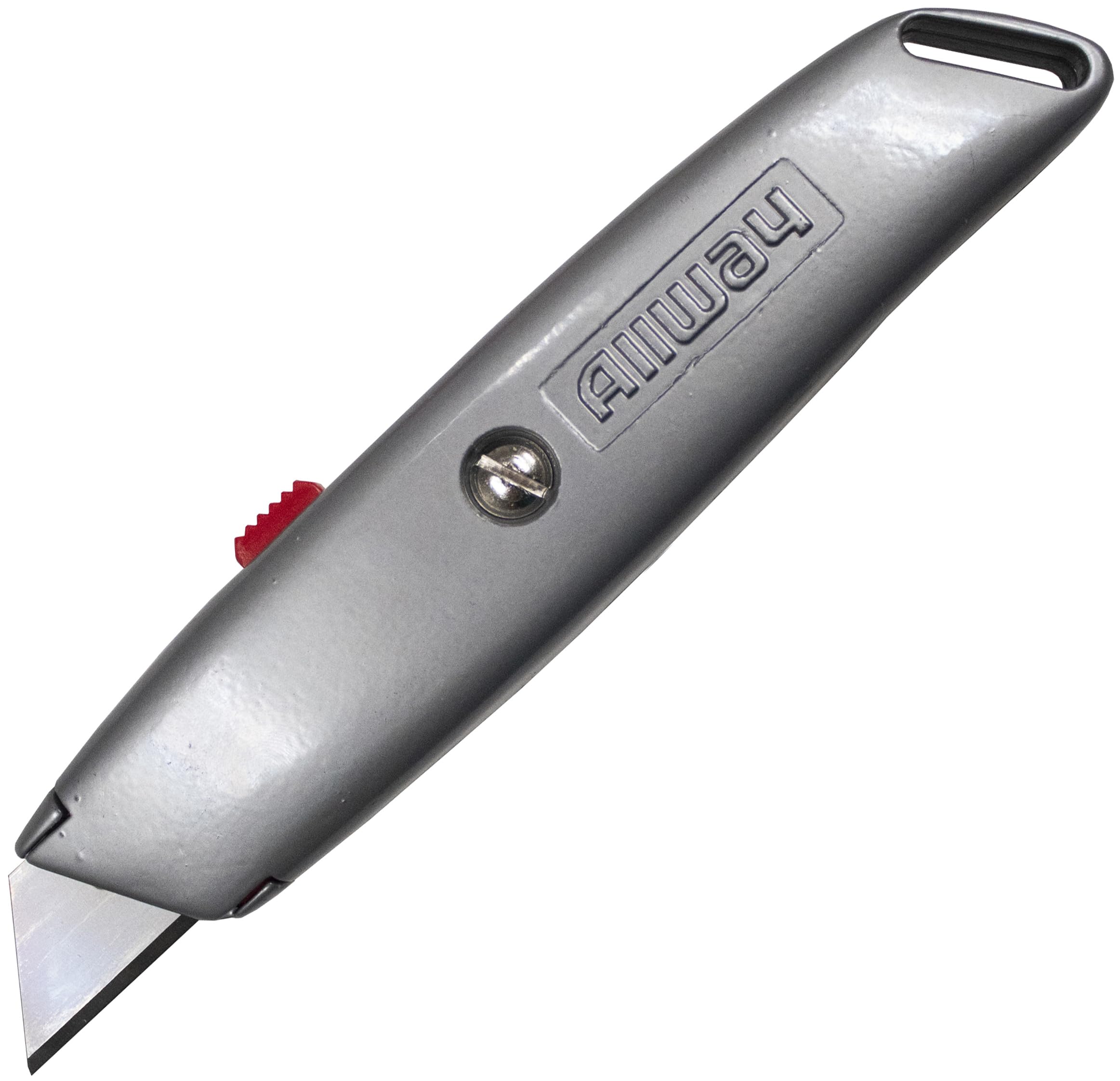 ALLWAY RK4 Retractable Utility Knife with Delrin Slider and 3 Blades