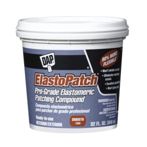 1 qt dap 12278 elastopatch white pro-grade elastomeric patching compound, pack of 1