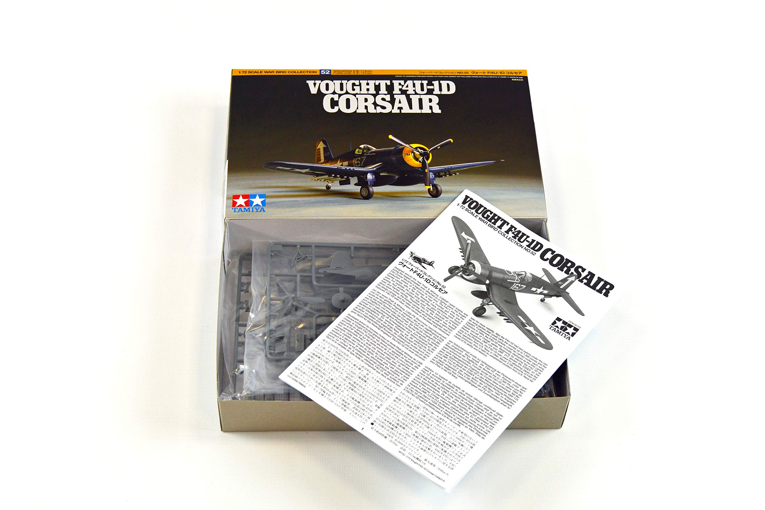 Tamiya America, Inc 1/72 WB Corsair F4U1D, TAM60752