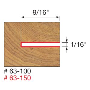Freud 63-100: 9/16" Depth Slotting Cutter Set