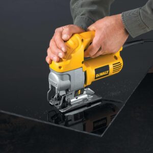 DEWALT Jig Saw, Top Handle, 5.5-Amp, Corded (DW317K), Yellow