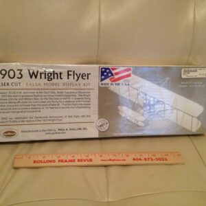 Guillow's 1903 Wright Brother Flyer Laser Cut Model Kit, Small