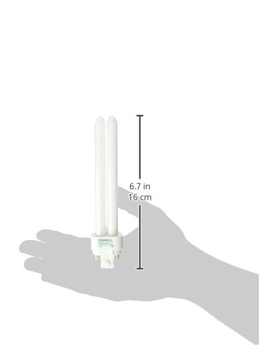 Sylvania 20669 Compact Fluorescent 4 Pin Double Tube 4100K, 26-watt