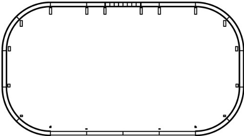 KATO 20-861 - V2 Up & Down Elevated Oval Variacion Pack