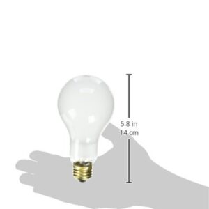 Westinghouse 0397300, 200 Watt, 120 Volt Frosted Incand A23 Light Bulb, 750 Hour 3800 Lumen, No Size, No Color