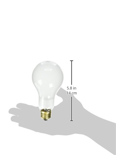 Westinghouse 0397300, 200 Watt, 120 Volt Frosted Incand A23 Light Bulb, 750 Hour 3800 Lumen, No Size, No Color