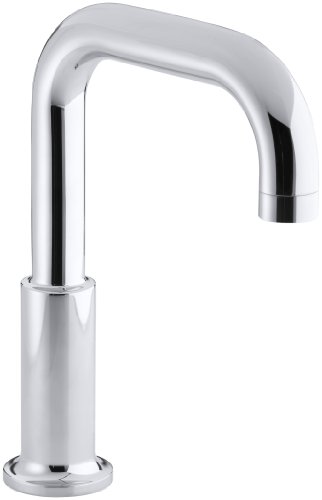 KOHLER Purist(R) Deck-Mount Non-Diverter Bath Spout, Polished Chrome