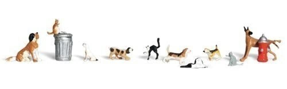 Woodland Scenics Dogs & Cats HO Scale