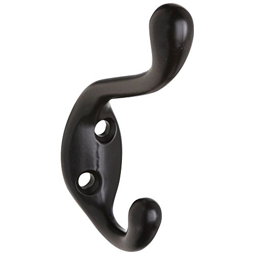 National Hardware N330-886 V166 Heavy Duty Coat and Hat Hook in Oil Rubbed Bronze