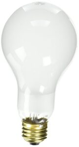 westinghouse 0397300, 200 watt, 120 volt frosted incand a23 light bulb, 750 hour 3800 lumen, no size, no color