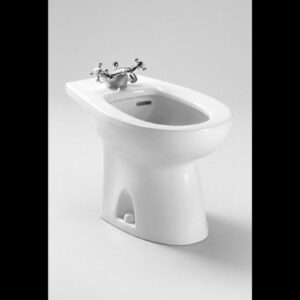 TOTO BT500B #01 Piedmont Bidet ONLY, Vertical Spray, Cotton White