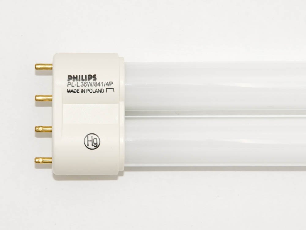 Philips 34513-2 - PL-L 36W/41 - 36 Watt Long Twin-Tube Compact Fluorescent Light Bulb, 4100K