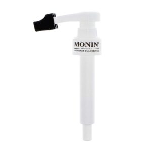 monin - syrup pump, only compatible with 750 milliliters glass bottles of monin syrup, tip cover included, approximately ¼ fluid ounce per pump