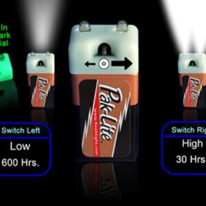 Pak-Lite Glow Top LED Light w/Alkaline Battery