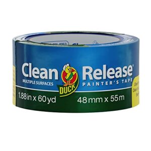 duck clean release blue painter's tape, 2-inch (1.88-inch x 60-yard), single roll, 240195