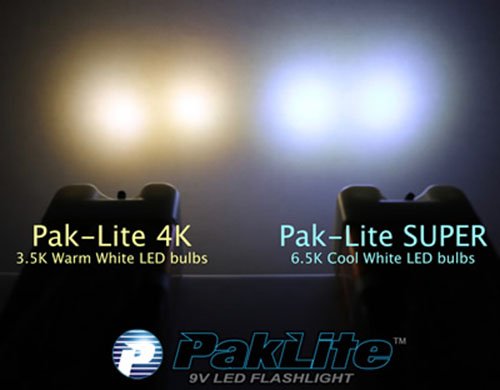 Pak-Lite Glow Top LED Light w/Alkaline Battery