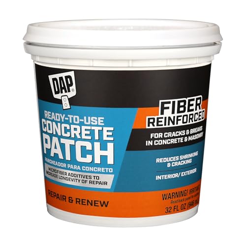 Dap 31084 Concrete Patch Interior and Exterior, 1-Quart , Gray