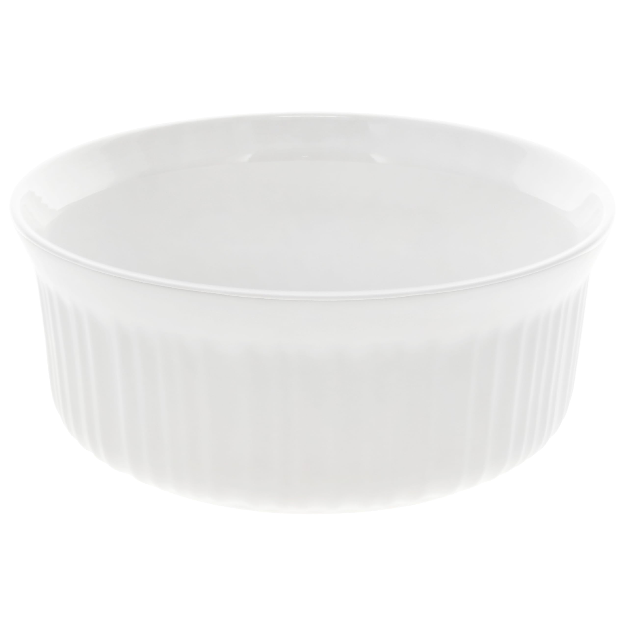 Corningware FS1 2.5 Qt /2.35L Round French White Glass Casserole Dish