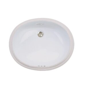 st. thomas creations 1119.000.01 orchid grande undermount lavatory sink with overflow, white finish