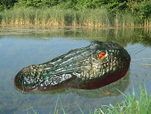 Bird-X Gator Guard® Floating Alligator Head Bird Scare with Reflective Eyes