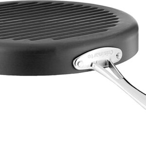 Cuisinart 630-30 Chef's Classic Nonstick Hard-Anodized 12-Inch Round Grill Pan,Black