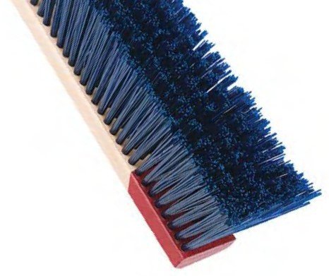 Broom Rough Surface Wood Blue